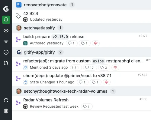 Gitify - Notifications